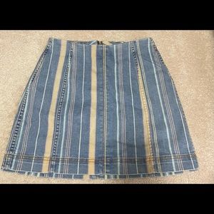Denim skirt